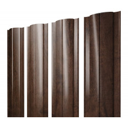 Штакетник Круглый 0.45 Print Elite Antique Wood TwinColor